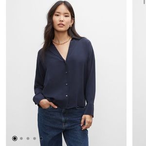 Club Monaco 100% Silk Blouse